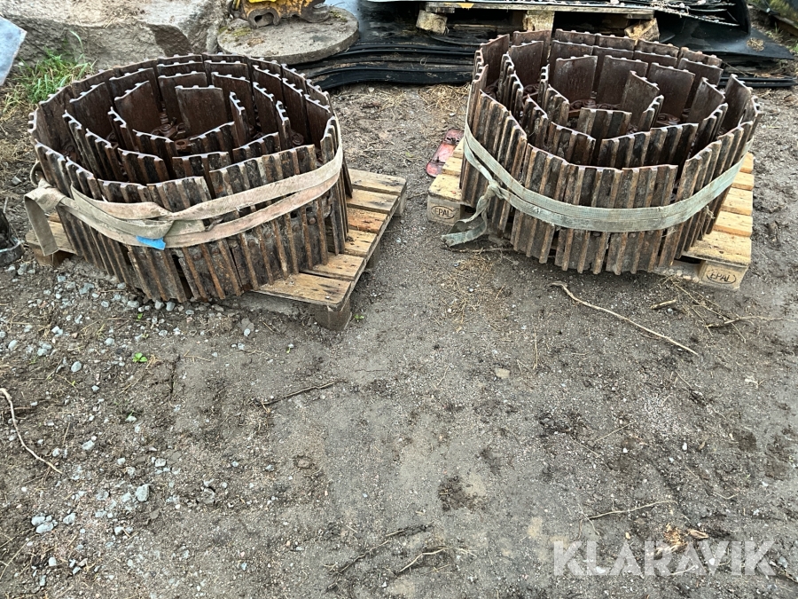 Larvband till grävmaskin Cat 307 Stål 450mm