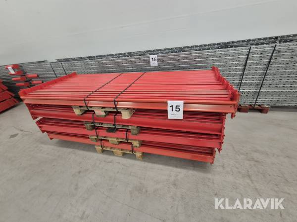 Pallställ 12st Gavel 700 cm, 80st balk Brännehylte City