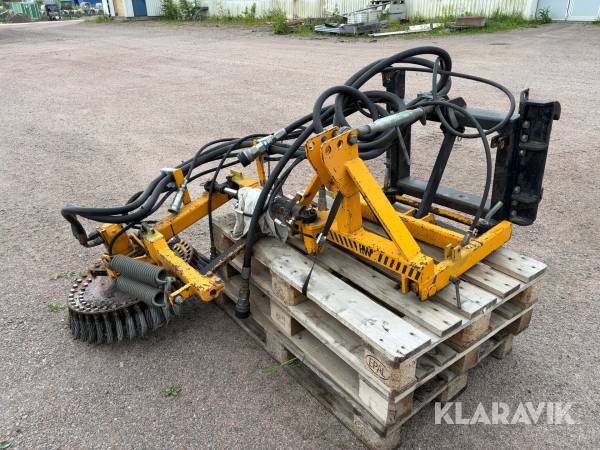 Kantsop HWH RH-25-315 med Trima fäste och stålborste