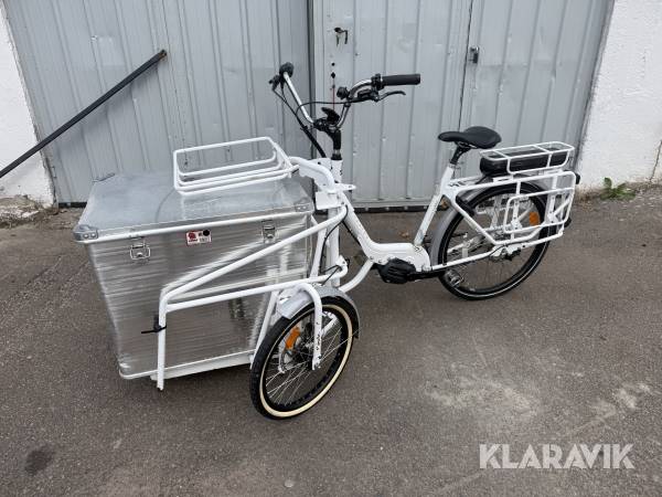 Elcykel Trehjuling med låda Monark Centro f.d. Postcykel