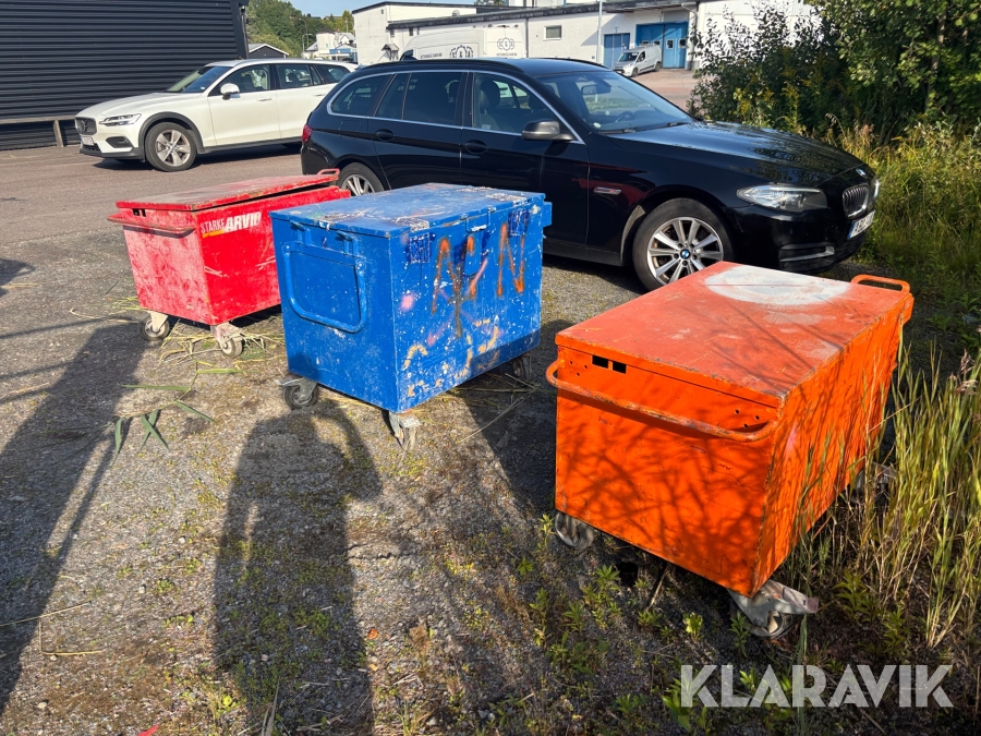 Verktygsvagn 3 st