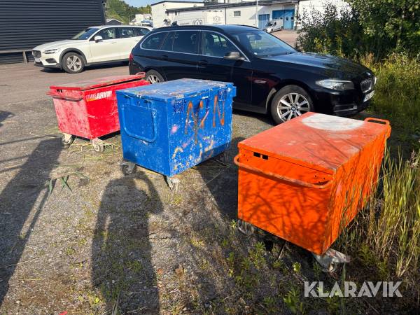 Verktygsvagn 3 st