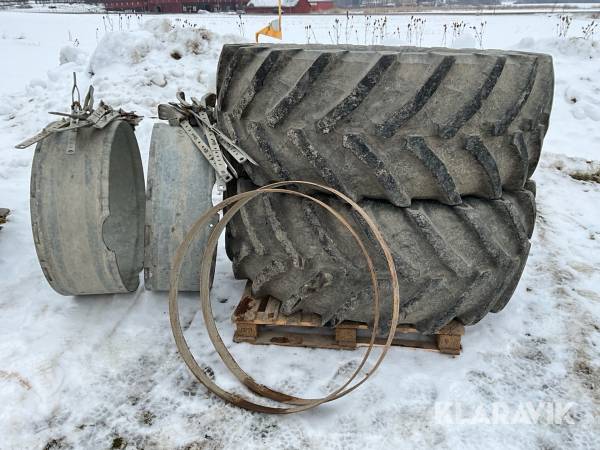 Dubbelmontage Pirelli 650/65R38