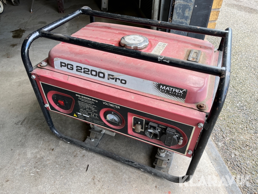 Generator Matrix PG 2200 Pro bensindrivet