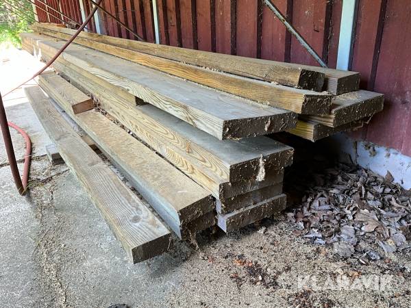 Tryckimpregnerat virke 2,70-4,80m