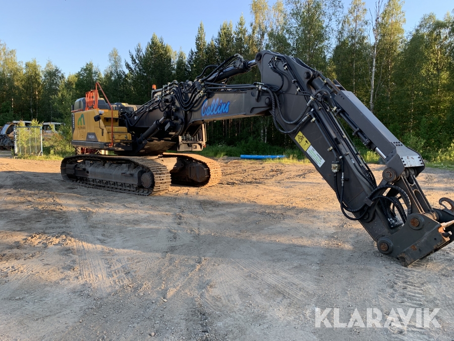 Bandgrävare Volvo EC380EHR med Höjdrivningsaggregat