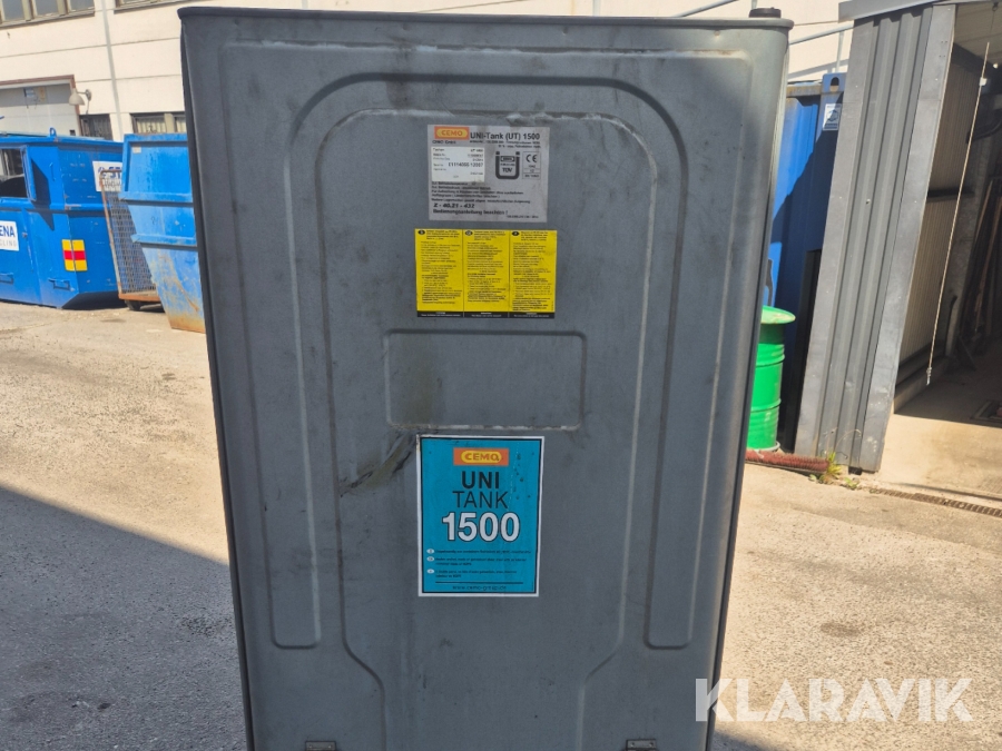 Oljetank Cemo Uni-tank ut 1500