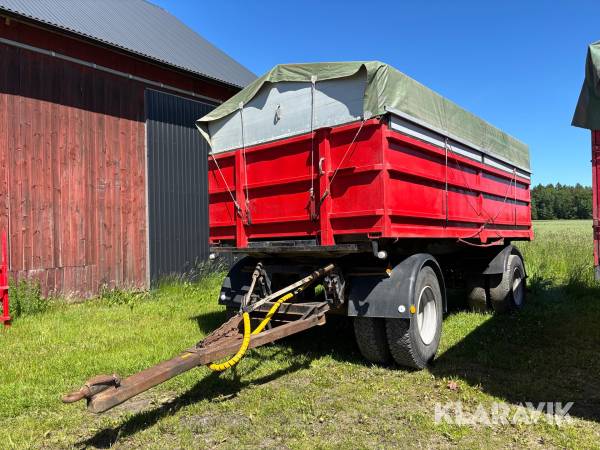 Spannmålsvagn 17.5m3 med tipp och broms