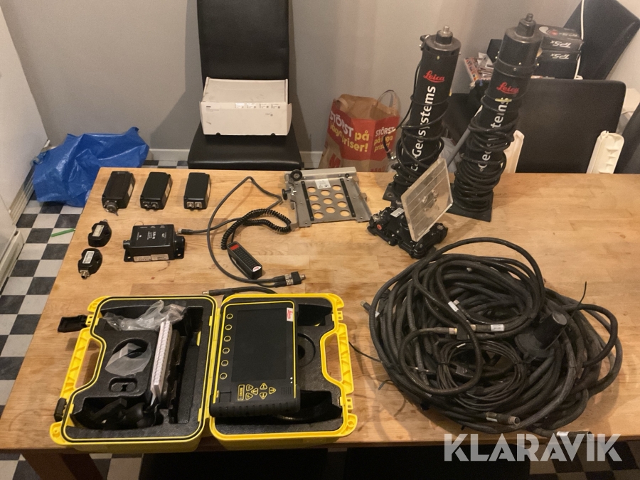 Grävsystem Leica 2D MCP80 Komplett