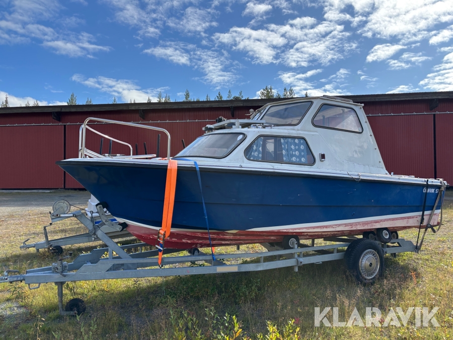 Kabinbåt Örnvik 570 med båtvagn