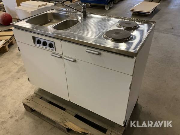 Trinettkök Atlas ASD 1260 med blandare och kokplattor