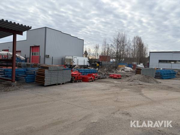 Pallställ med rullbanor för Eur-pall