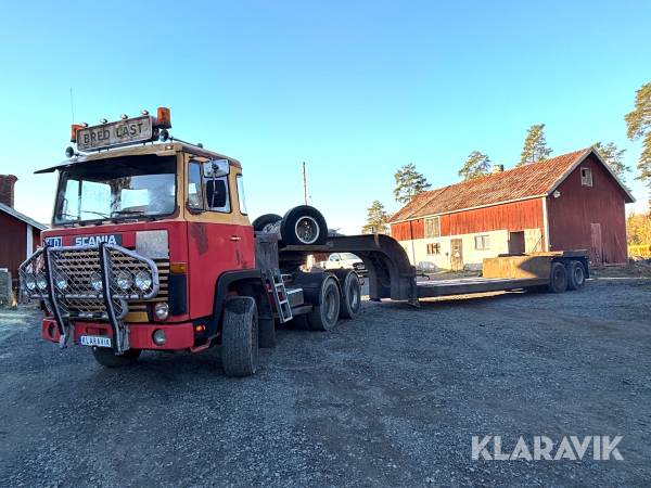 Dragare & maskintrailer Scania 141 6x4 traktor-registrerad