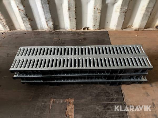 Markränna Stora-Drain 1 m 6 st