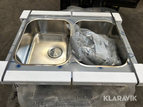 Rostfri heltäckande diskbänk
