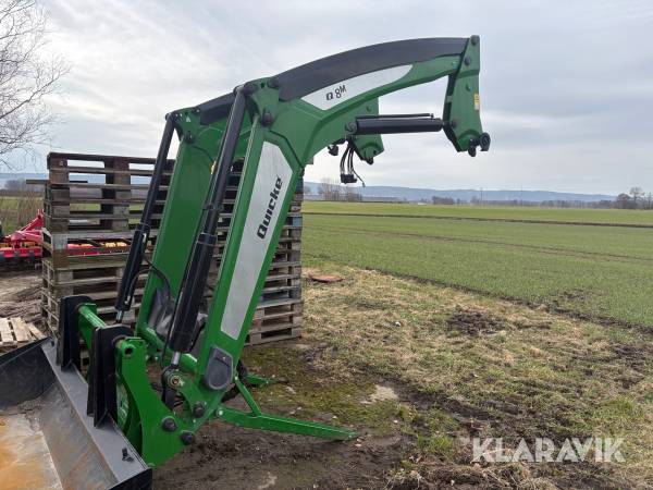 Frontlastare Ålö Quicke Q8M med fundament. stora bm och våg