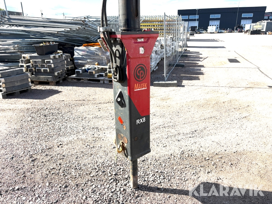 Hydraulhammare till kran CP RX8 verktyg för vägskyltar