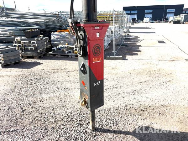 Hydraulhammare till kran CP RX8 verktyg för vägskyltar