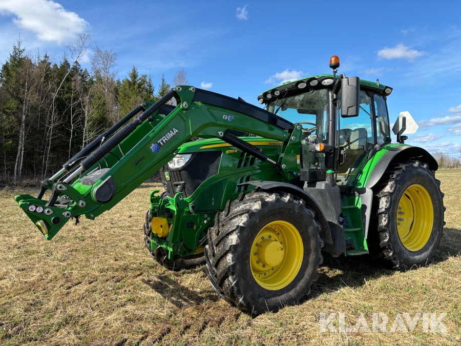 Traktor John Deere 6155R Ultimate Edition med frontlastare