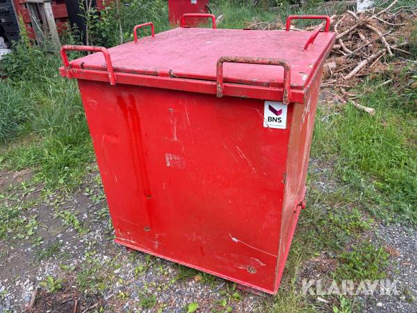 Container BNS TLT-1 slaktbiprodukter 1 kubik