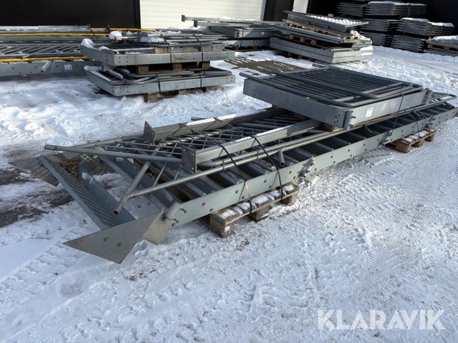 Brand/Evakueringstrappa Eurostair Rak 1 st