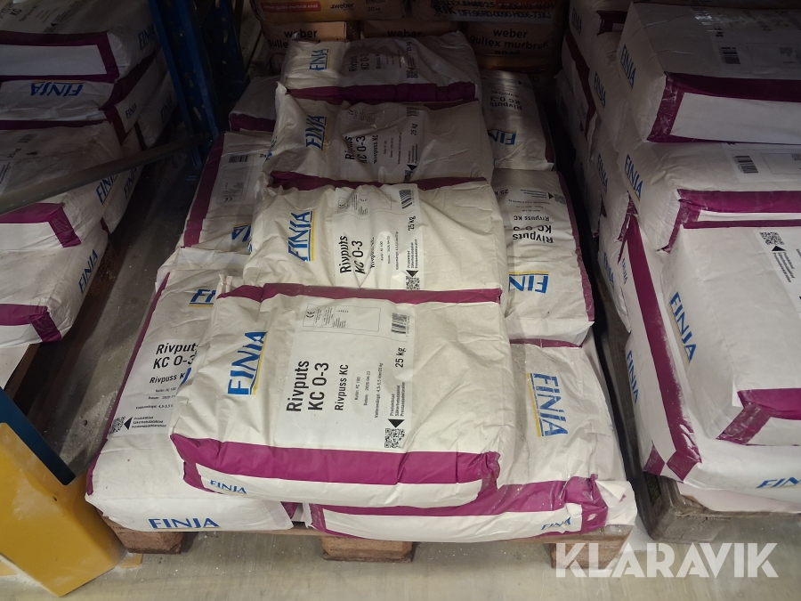 Rivputs FINJA KC vit 25kg