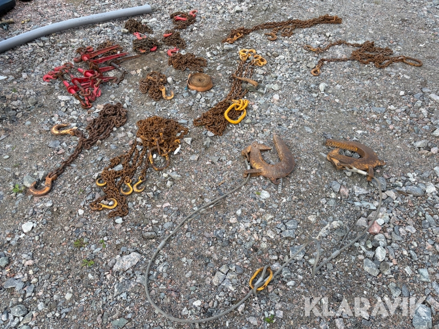 Parti med kättingar och spännare