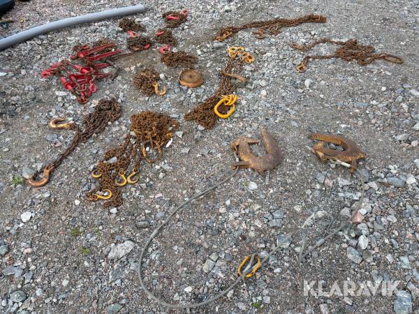 Parti med kättingar och spännare