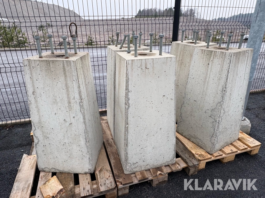 Betongfundament 5st