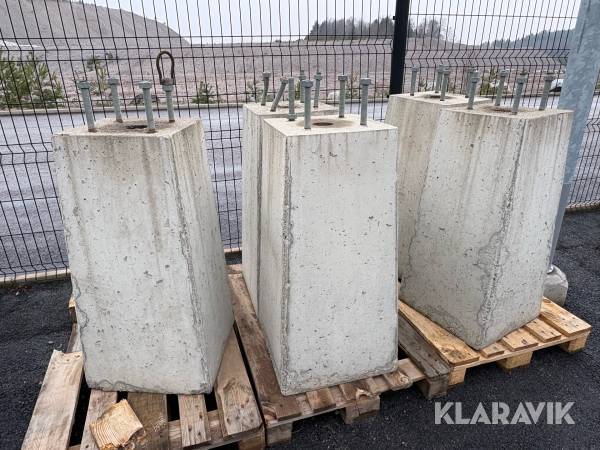 Betongfundament 5st