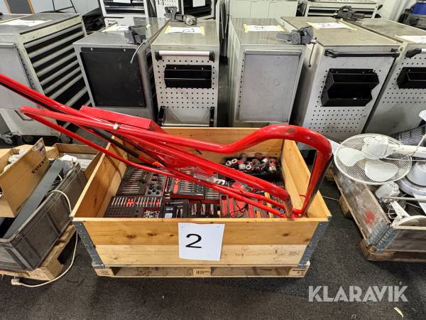 Parti med blandade handverktyg Wurth, Milwaukee