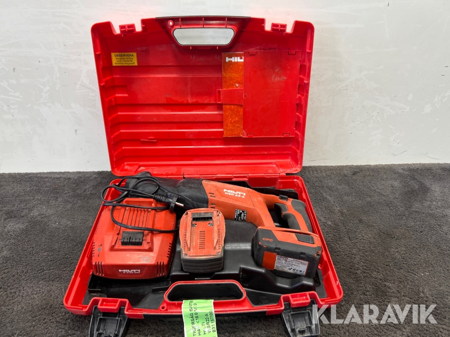 Tigersåg  batteri 24v Hilti WSR 22-A