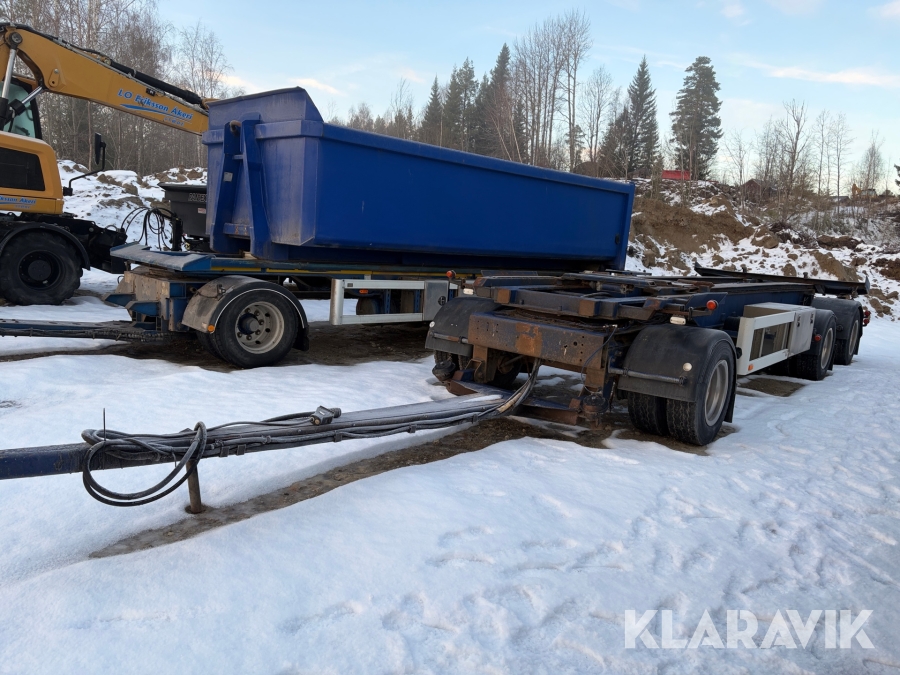 Lastväxlarsläp med tipp Ory T10/20 LSTB60 3-axlat 30 ton