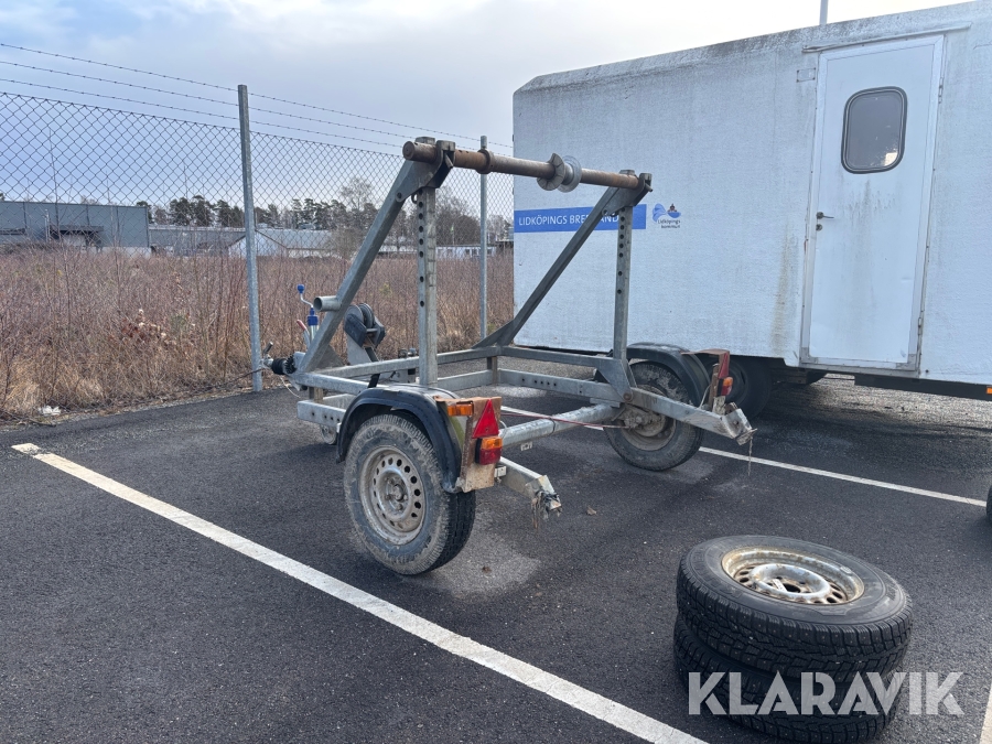 Vagn för kabeltrumma Sahlins PBK4701