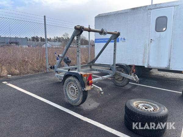 Vagn för kabeltrumma Sahlins PBK4701