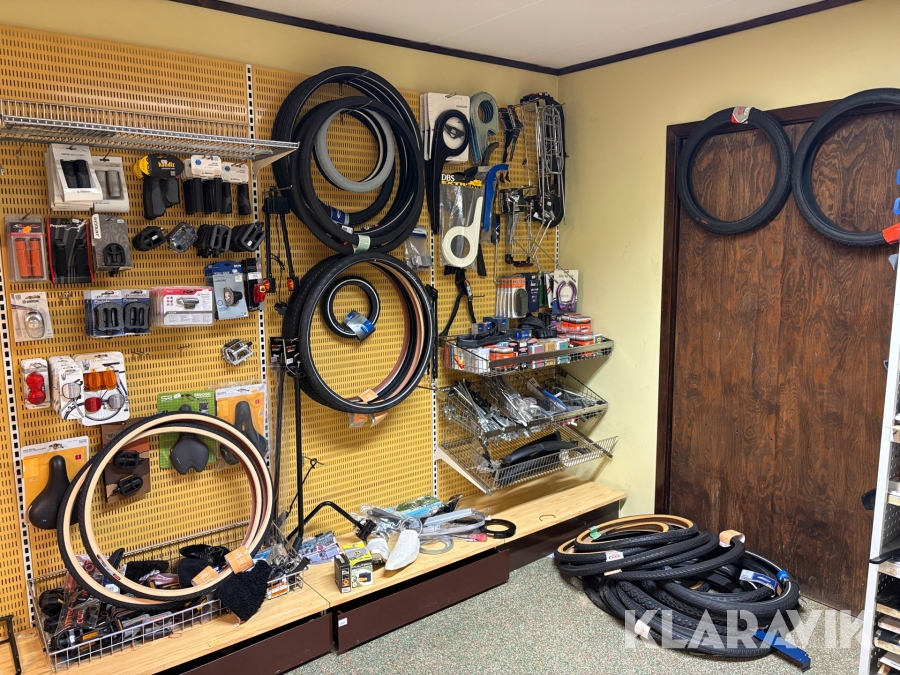 Diverse tillbehör till cykel