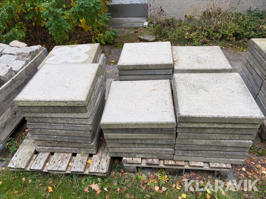 Betongplattor 50 x 50 x 6 cm 46 st