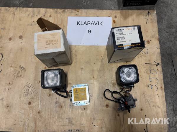 Xenon arbetsbelysning Nordic Lights 4st