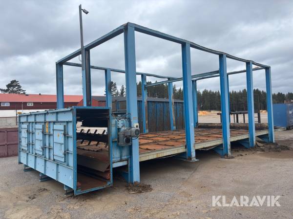 Våtspånsficka EnPlant Engineering med kännarskruv och transportör