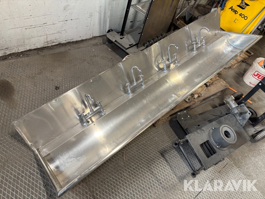 Tvättränna rostfri