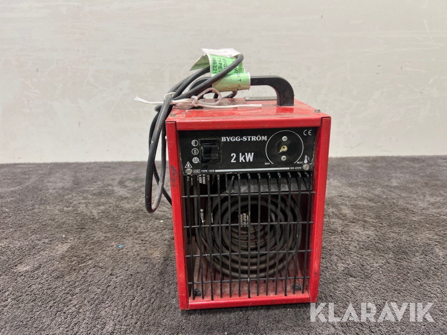 Varmluftsfläkt Byggström TYPE1520-2KW