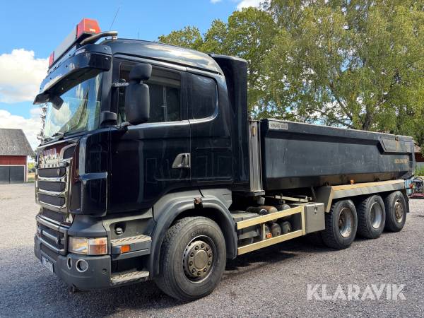 Tippbil Tridem Scania R730 lb8x4*4hsa Plogutrustad
