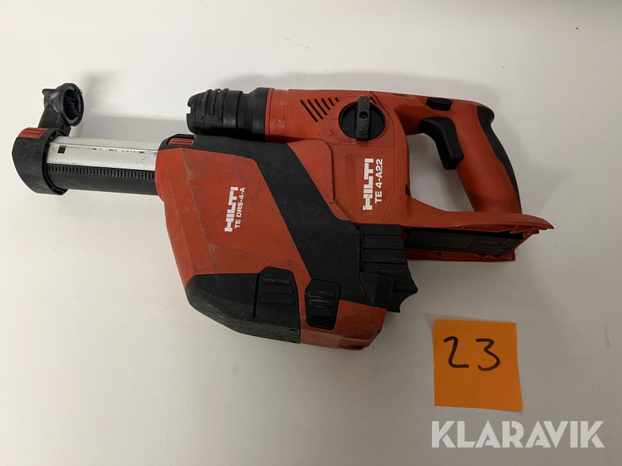 Slagborrmaskin + Dammsugartillsats Hilti TE 4-A22,TE DRS-4-A