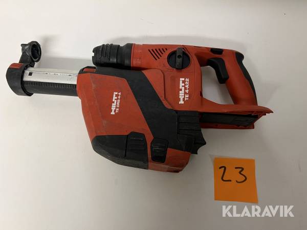 Slagborrmaskin + Dammsugartillsats Hilti TE 4-A22,TE DRS-4-A