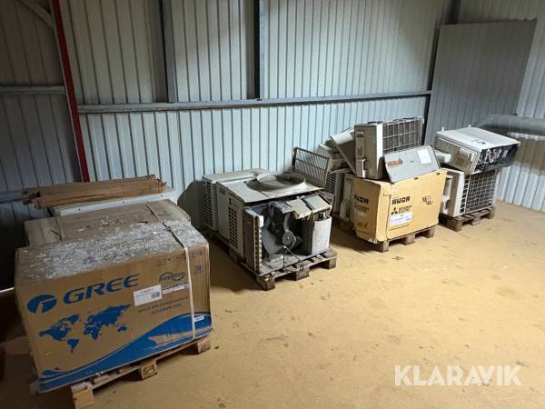Luft-luftvärmepumpar Gree/Mitsubishi/Panasonic, 27 delar