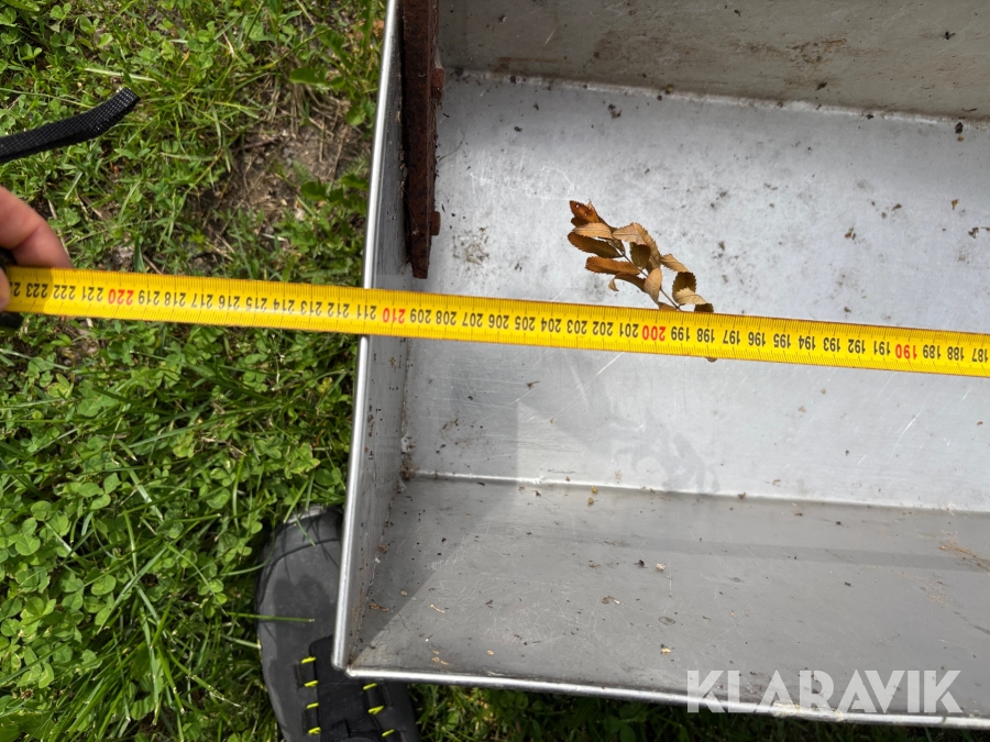 Foderkrubba i rostfritt stål 4st