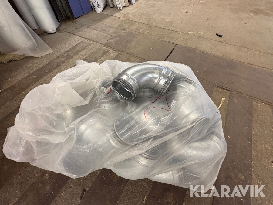 Ventilationsrör/ Böjar Lindab 100X90* 28st