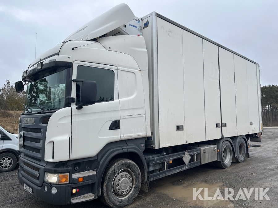 Kylbil Scania R500 LB 6x2 med bakgavellyft