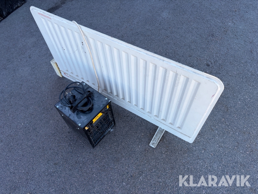 Radiator och värmefläkt Termo