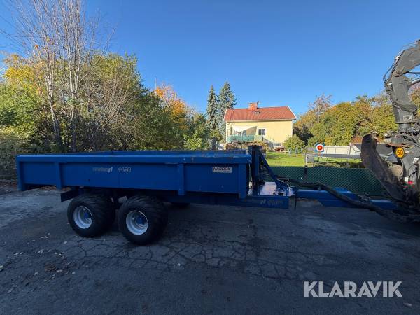Dumpervagn Extra Lång Vreten 1100 Med Bomstyrning